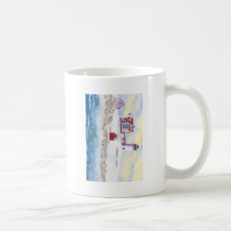 Caneca De Café inverno no Farol Nubble no Maine
