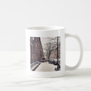 Caneca De Café Inverno no lado oeste superior