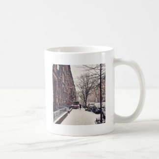 Caneca De Café Inverno no lado oeste superior