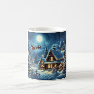 Caneca De Café Inverno/Papais noeis/Natal/Neve