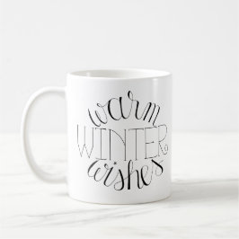 Caneca De Café Inverno Quente Desejo De Mão-De-Mão