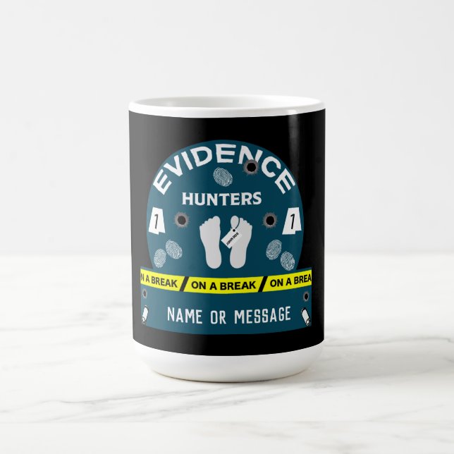 Caneca De Café Investigador de criminalística científica forense (Centro)