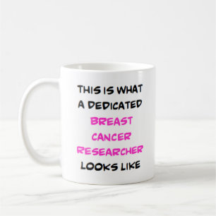 Caneca De Café investigador dedicado do cancer da mama