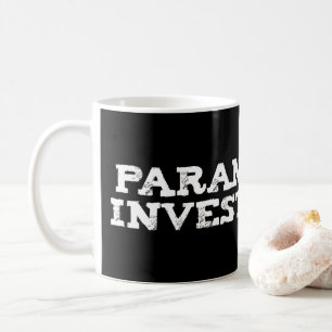 Caneca De Café Investigador Paranormal Caça ao Fantasma