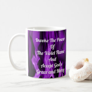 Caneca De Café Invocar A Chama Violeta