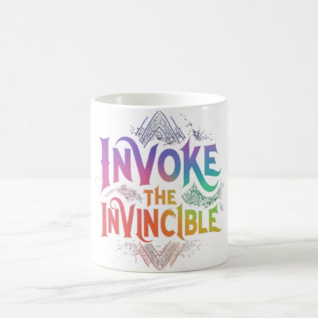 Caneca De Café Invocar o Invencível (Centro)