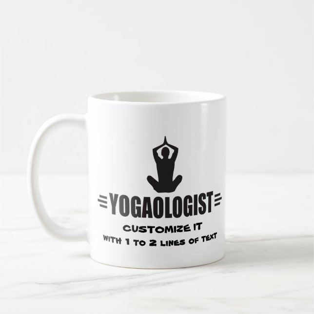 Caneca De Café Ioga (Esquerda)