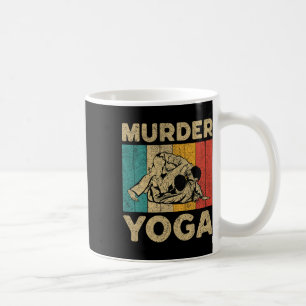 Caneca De Café Ioga Assassino Engraçado Vintage Bjj Jiu Jitsu Bra