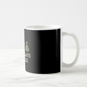 Caneca De Café Ioga de Abacate Engraçado Namastê Pun Plant-sed Es