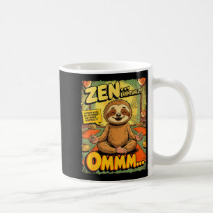 Caneca De Café Ioga de Preguiça Vintage Engraçado Cômico Retro Me