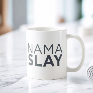 Caneca De Café Ioga engraçada de Namaslay