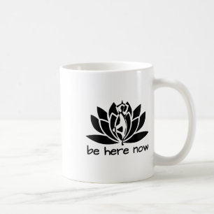 Caneca De Café Ioga Esteja Aqui Agora Treino de Fitness Namaste L