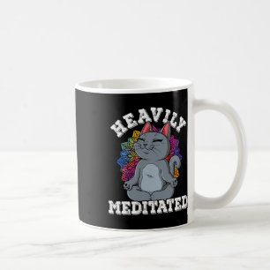 Caneca De Café Ioga Meditou Profundamente