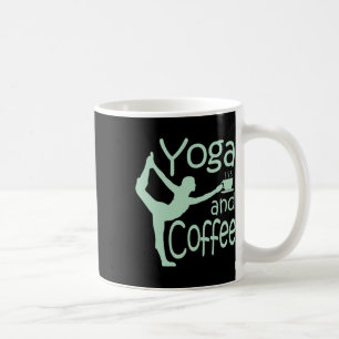 Caneca De Café Ioga Para Mulheres Com Frases Ioga E Café
