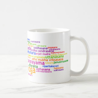 Caneca De Café Ioga Wordle