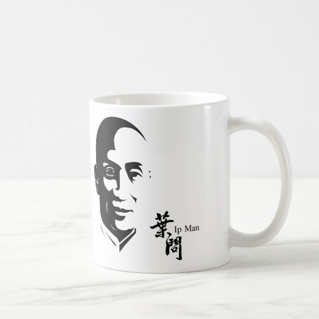 Caneca De Café Ip Man - Wing Chun Kung Fu (Direita)