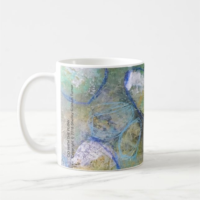 Caneca De Café Ir com o Fluxo ART MUG (Esquerda)