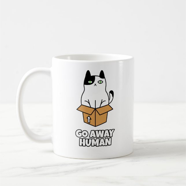 Caneca De Café Ir para o Humano (Esquerda)
