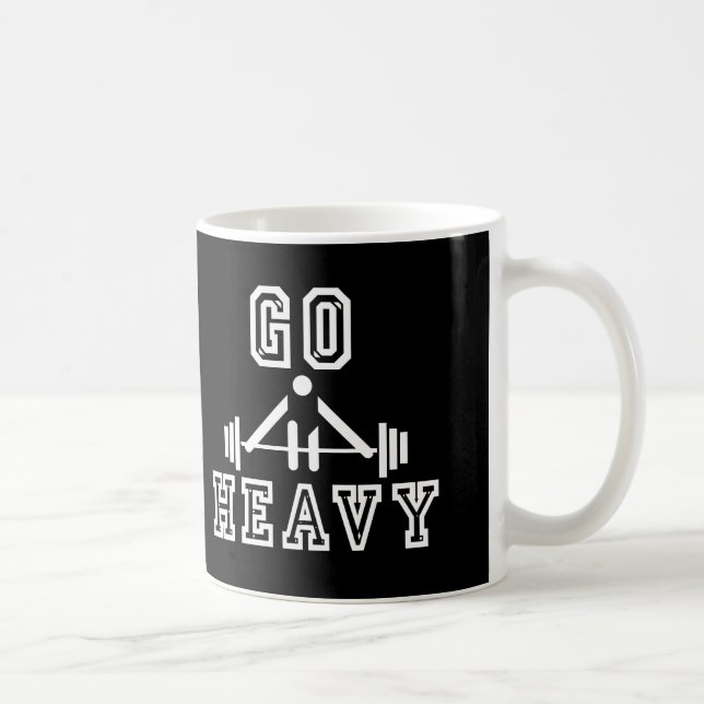 Caneca De Café Ir pesado (Direita)