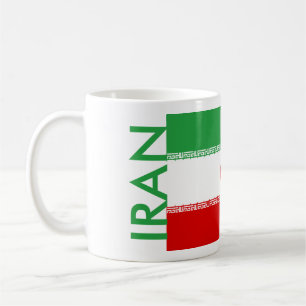 CANECA DE CAFÉ IRAN FLAG
