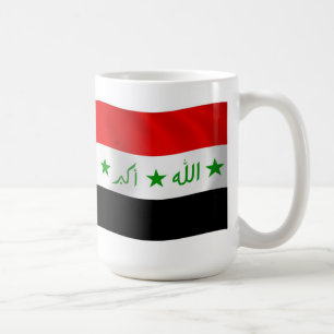 Caneca De Café Iraque Flag Mug
