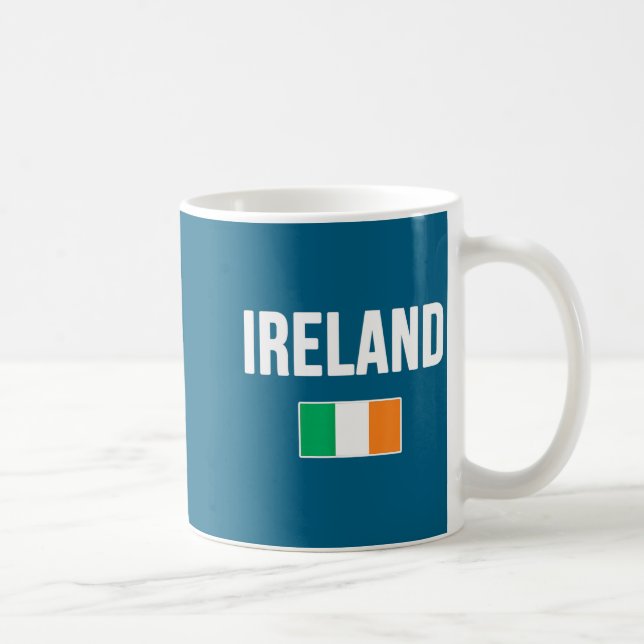 Caneca De Café Ireland Irish Flag Souvenir  (Direita)