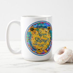 Caneca De Café Irelyn Hope Floral Bumblebee Inspirivity