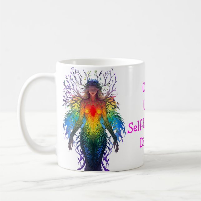Caneca De Café “Iridesca” - Guardiã das Cores (Esquerda)