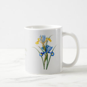 Caneca De Café Iríris espanhola por Pierre-Joseph Redouté