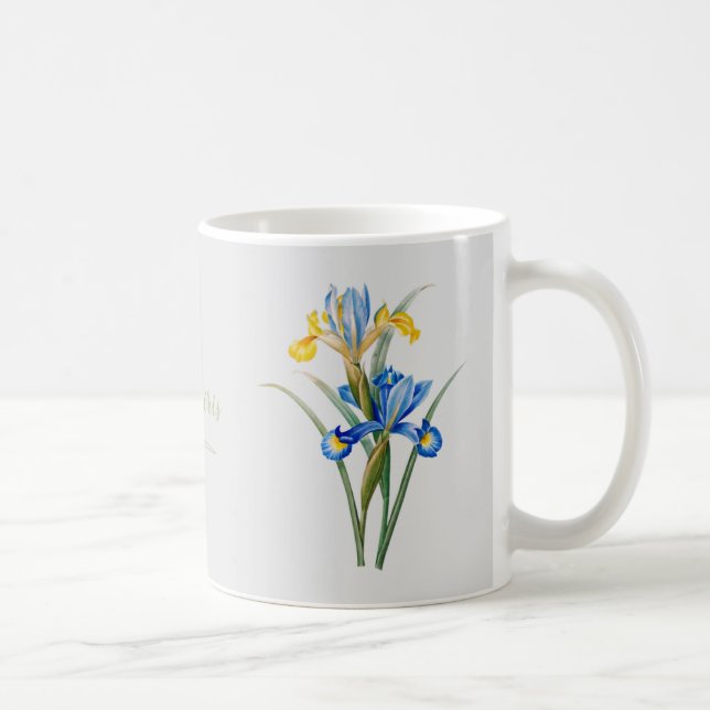 Caneca De Café Iríris espanhola por Pierre-Joseph Redouté (Direita)