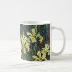 Caneca De Café Íris Amarelas de Claude Monet, Arte Fino Antigo