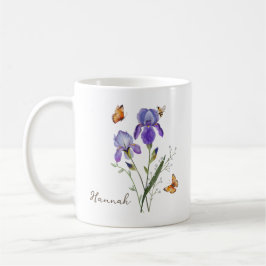 Caneca De Café Iris Birth Month Flower