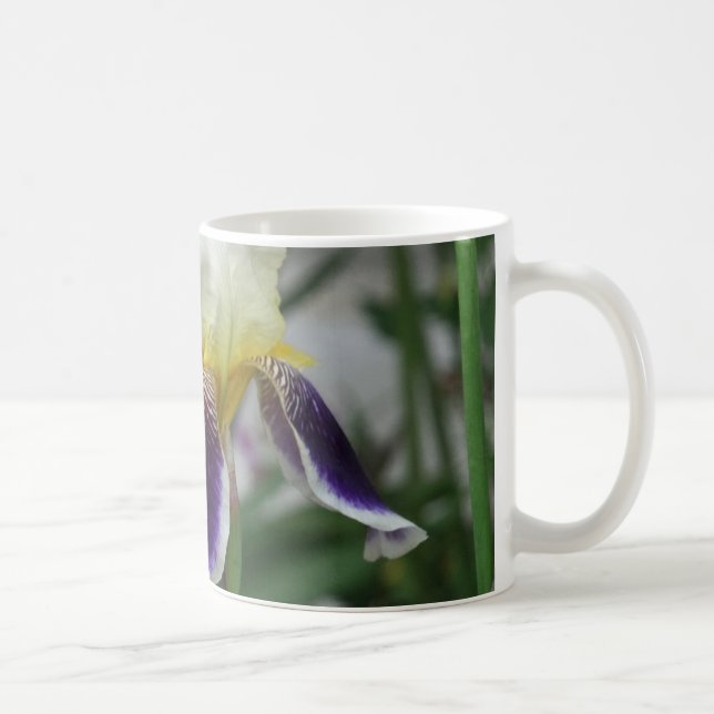Caneca De Café Iris Flower Photo Mug (Direita)