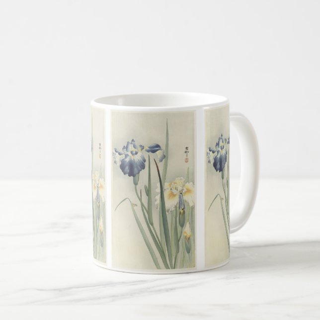 Caneca De Café Íris por Ohara Koson (Frente Esquerda)