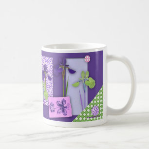 Caneca De Café Iris Scrapbook Mug