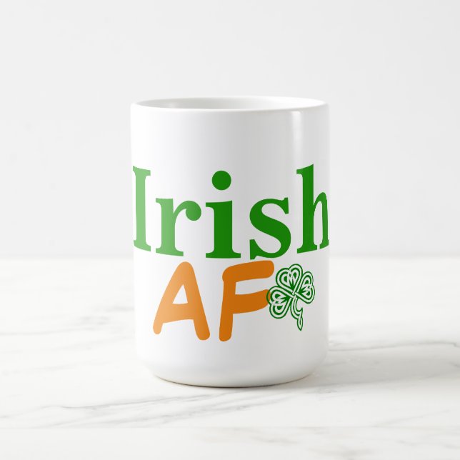 Caneca De Café Irish AF Funny (Centro)