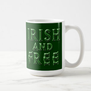 Caneca De Café IRISH e GRATUITO para Ruas.