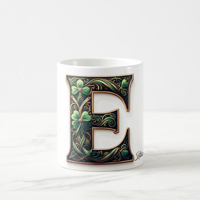 Caneca De Café Irish E Monogram Coffee Cup (Centro)