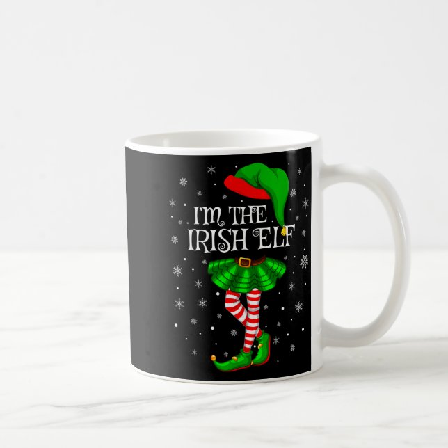 Caneca De Café Irish Elf Christmas Matching Family Women Girls El (Direita)