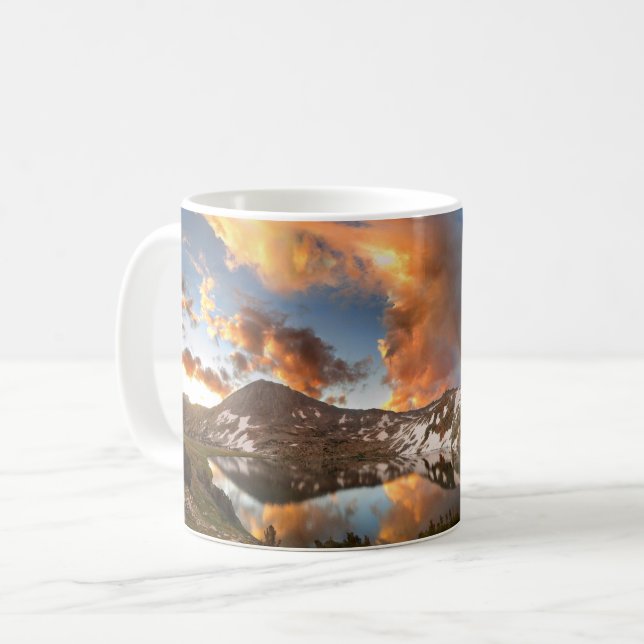 Caneca De Café Irish Lake Sunrise - Yosemite (Frente Esquerda)