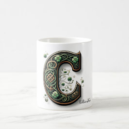 Caneca De Café Irish Monogram Coffee Mug