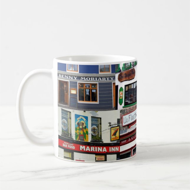 Caneca De Café Irish Mug, Dingle Pubs, Dingle, Irlanda Irlandesa (Esquerda)