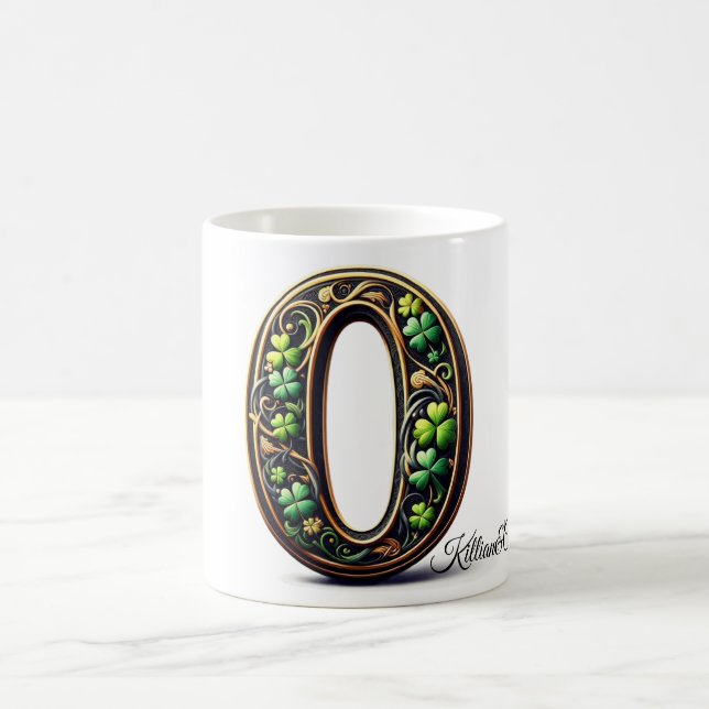Caneca De Café irish O Monogram Coffee Mug (Centro)