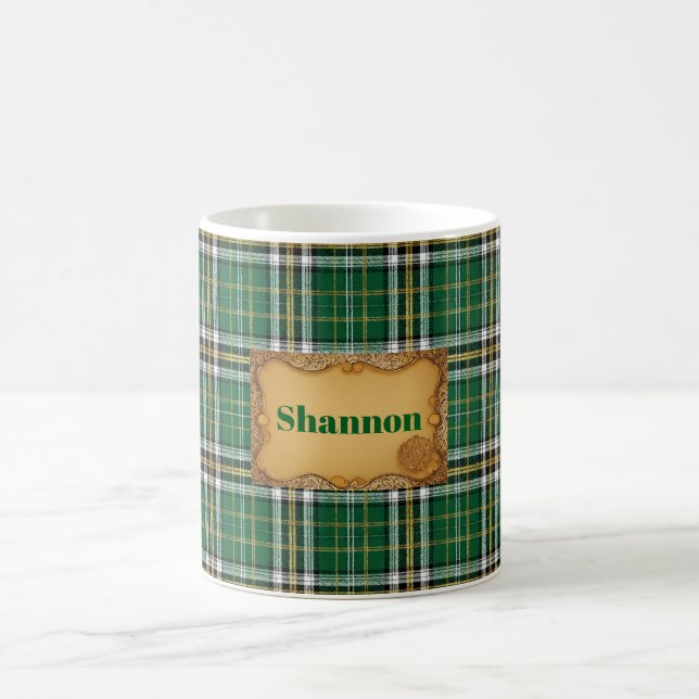 Caneca De Café Irish Plaid St. Patrick's Day (Centro)