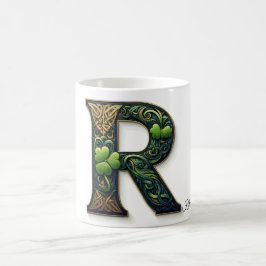Caneca De Café Irish R Monogram Coffee Mug