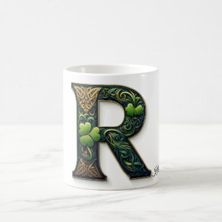 Caneca De Café Irish R Monogram Coffee Mug
