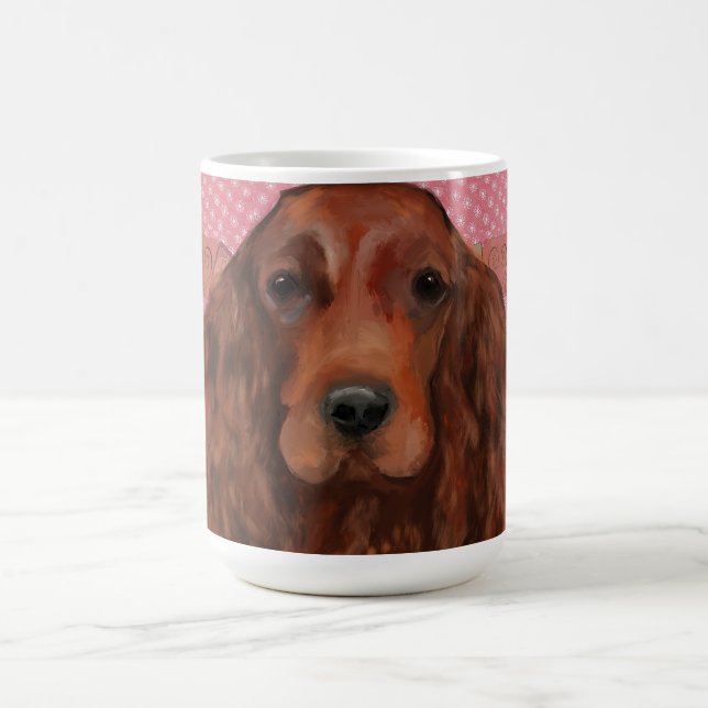 Caneca De Café Irish Red Setter (Centro)