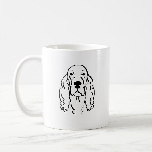Caneca De Café Irish Setter (Esquerda)