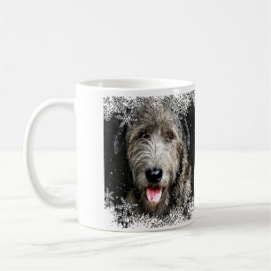 Caneca De Café Irish Wolfhound Christmas Mug