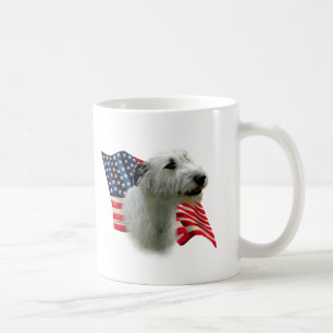 Caneca De Café Irish Wolfhound Flag